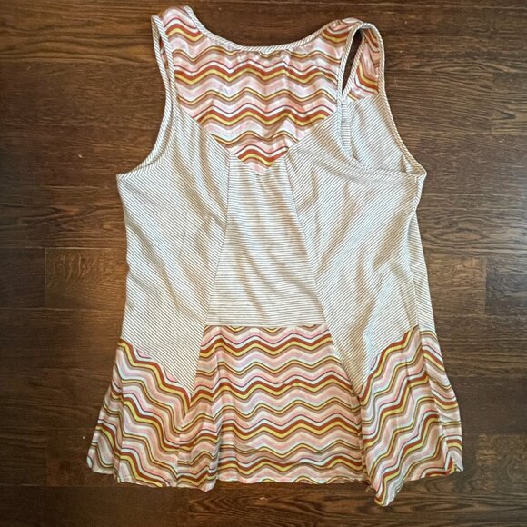 A Common Thread Multi-Colour boho scoop neck silk tank top tunic-Small - Picture 5 of 11